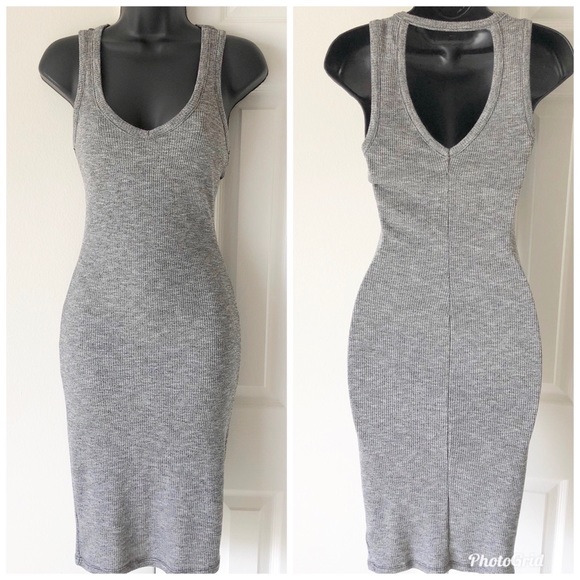 COPY - XS Ribbed Midi Dress - Picture 1 of 4